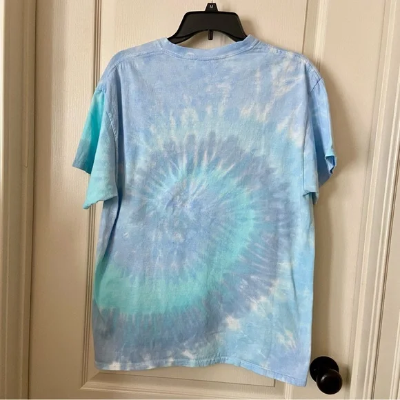 Colortone Blue Tie Dye T-Shirt - Picture 7 of 7